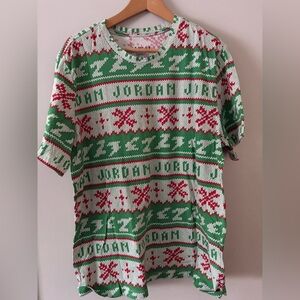 Nike Air Jordan Christmas Holiday Ugly Sweater Tee